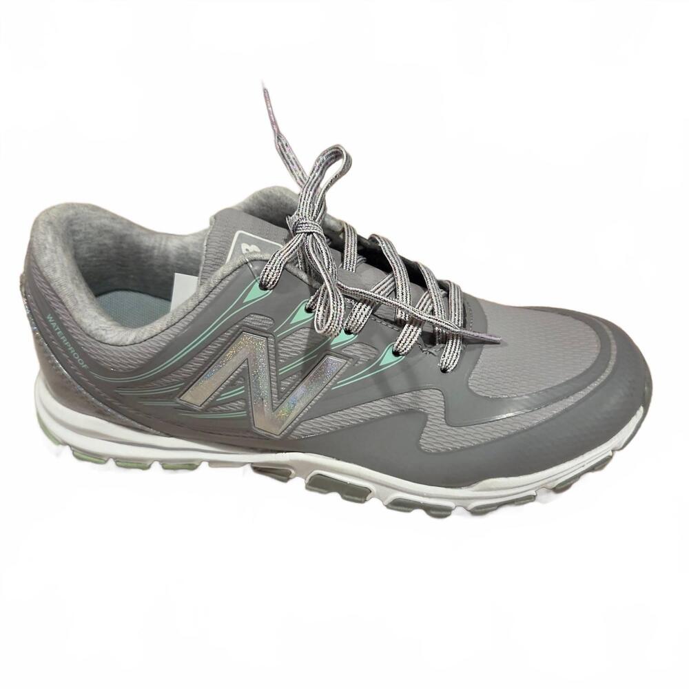 NEW NEW BALANCE women's minimus golf shoe in mint/grey/white